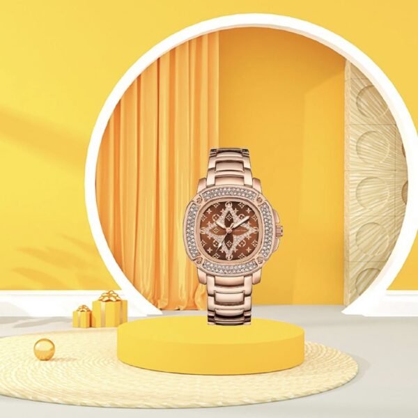 Signature Luxury Diamonds Fashion Pattern Women's Watch - Image 6