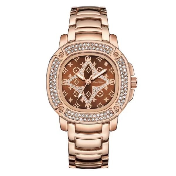 Signature Luxury Diamonds Fashion Pattern Women's Watch - Image 9