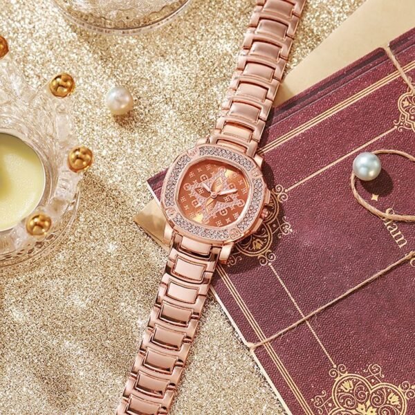 Signature Luxury Diamonds Fashion Pattern Women's Watch - Image 2