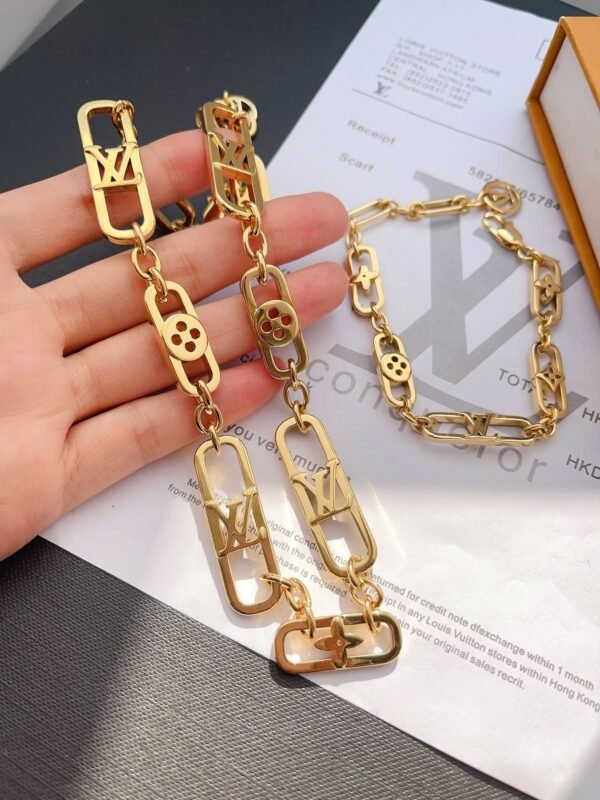 Fashion Gold My Chain Necklace Bracelet