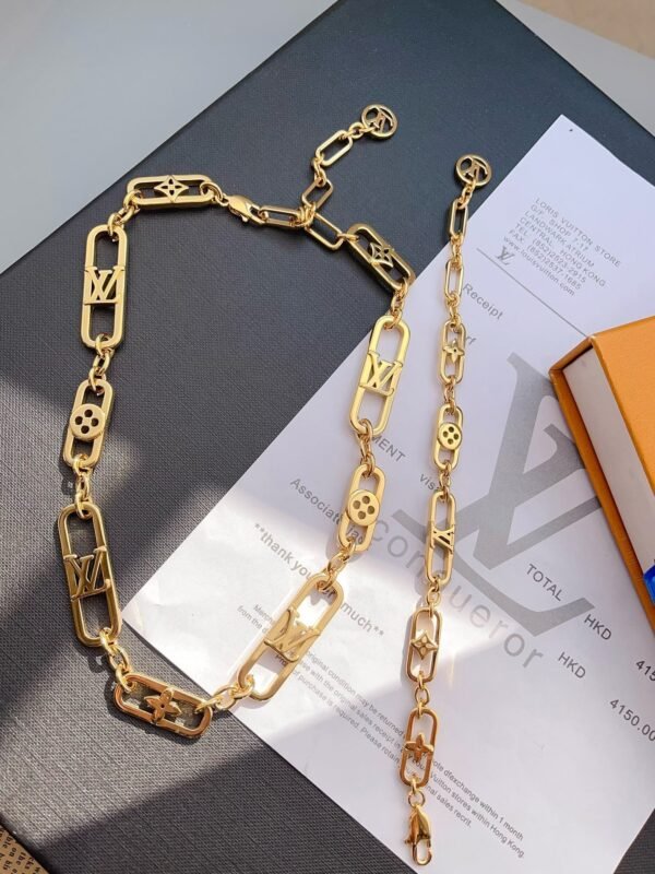 Fashion Gold My Chain Necklace Bracelet - Image 5