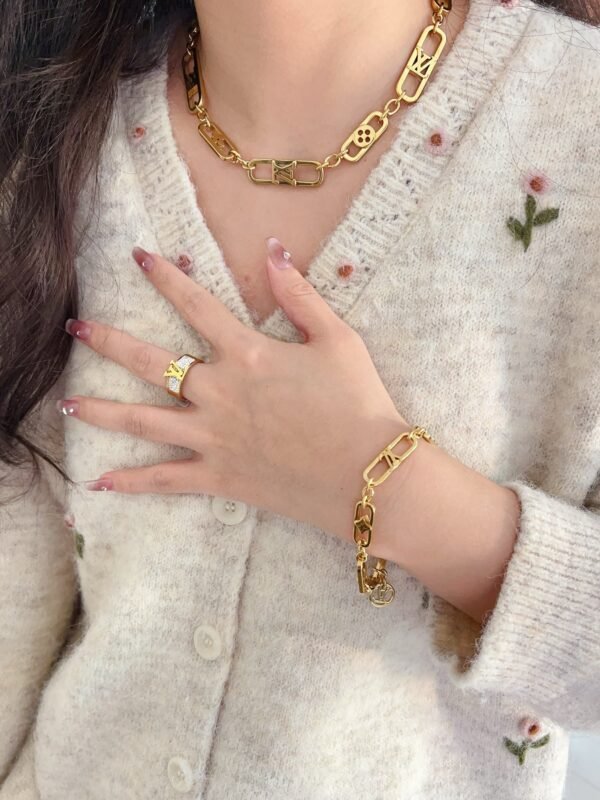 Fashion Gold My Chain Necklace Bracelet - Image 13
