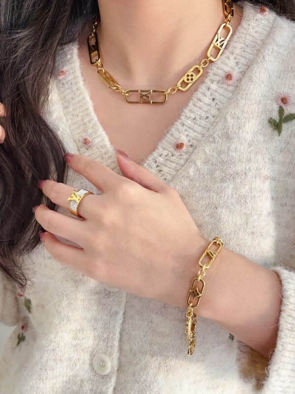 Fashion Gold My Chain Necklace Bracelet - Image 14