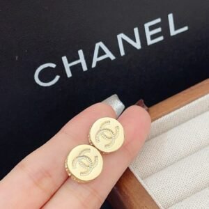 Fashion Gold Metal Letter Mark Earring