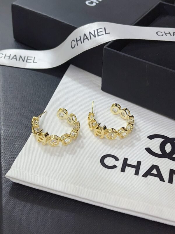 Fashion Gold Metal Hoop Earring - Image 5