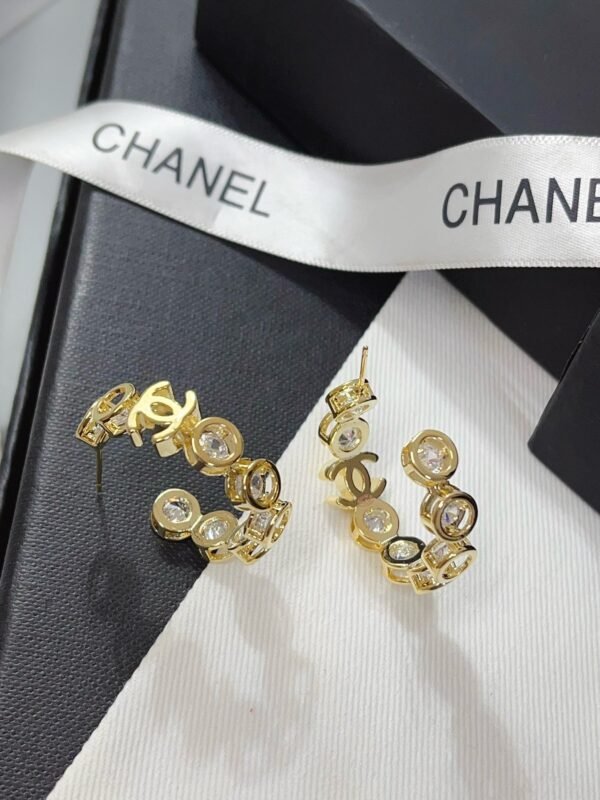 Fashion Gold Metal Hoop Earring - Image 7