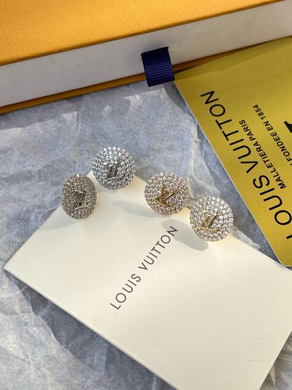 Fashion Metal Silver Gold Rhinestone Earring - Image 12