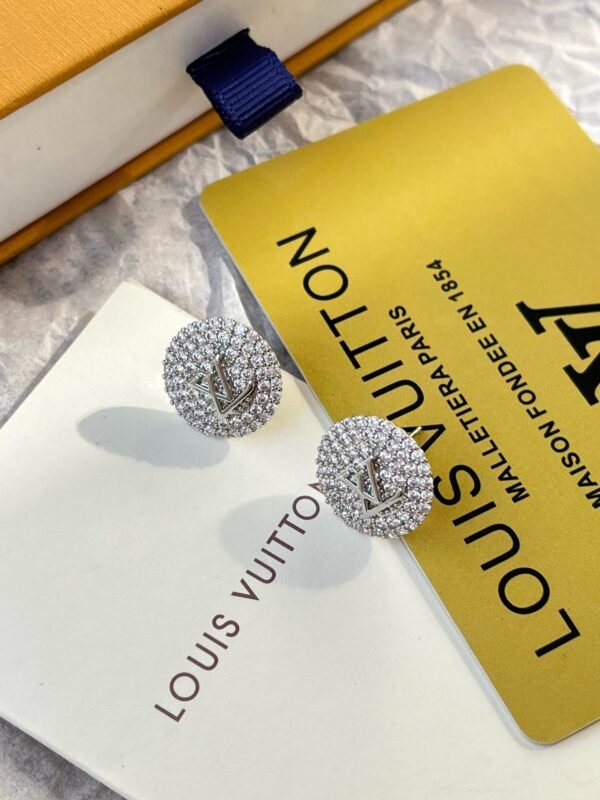 Fashion Metal Silver Gold Rhinestone Earring - Image 13