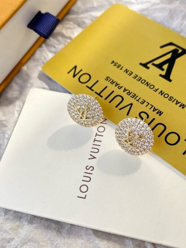 Fashion Metal Silver Gold Rhinestone Earring - Image 14