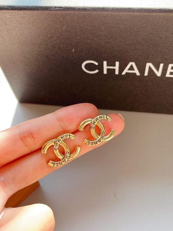 Fashion Women 18K Gold Letter Plated Earring