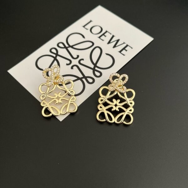 L Pavé Anagram Stud Earring - Image 5