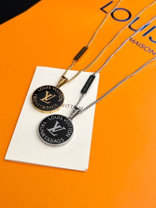 Silver Gold Award Pendant Necklace - Image 5