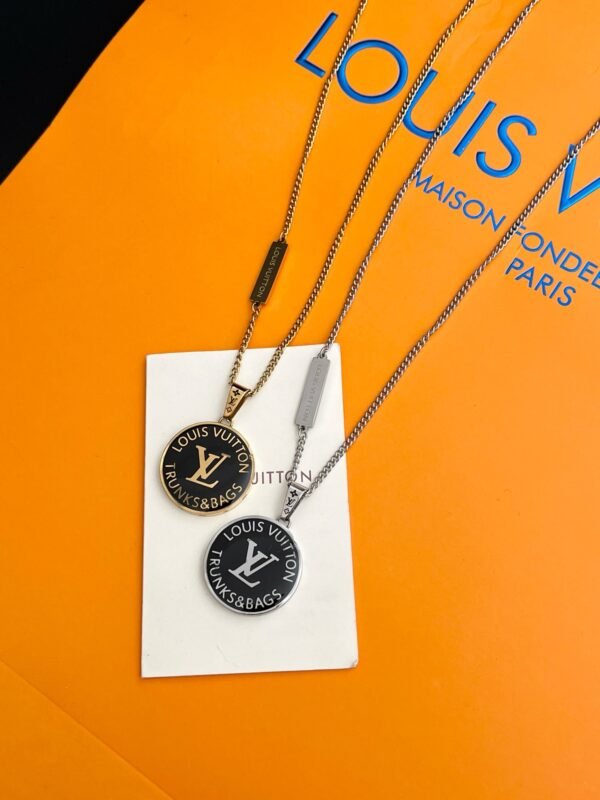 Silver Gold Award Pendant Necklace - Image 6