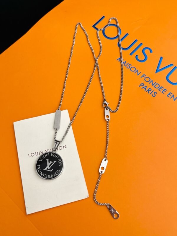 Silver Gold Award Pendant Necklace - Image 8