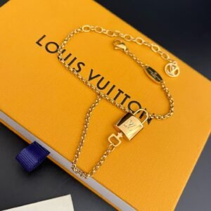 Gold Padlock Bracelet