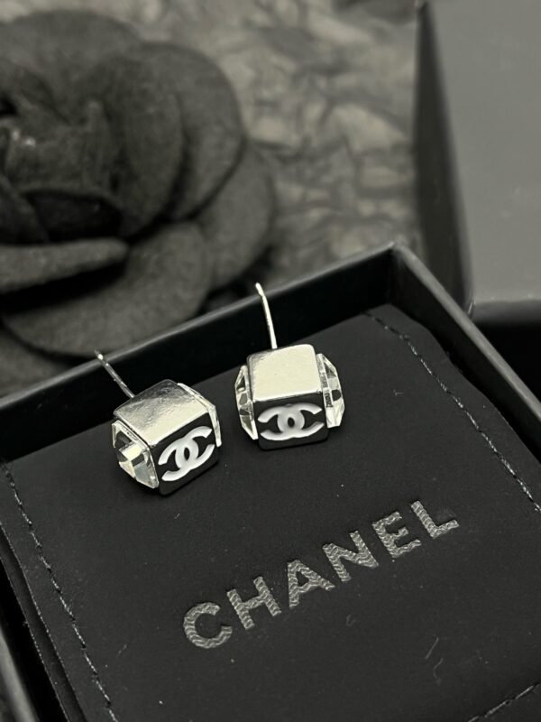 Princess Cut Diamond Earring - Image 4