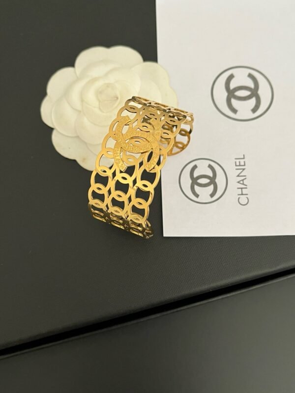 Gold Silver Plated Bangle Bracelet - Image 9