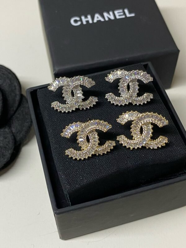 Gold Silver Diamonds Earring