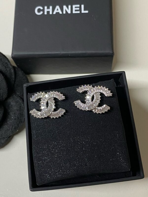 Gold Silver Diamonds Earring - Image 7
