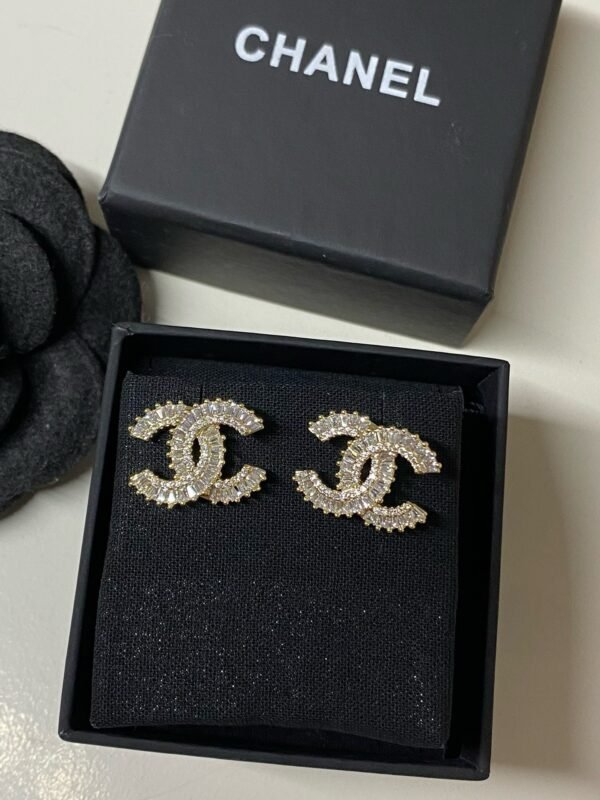 Gold Silver Diamonds Earring - Image 8