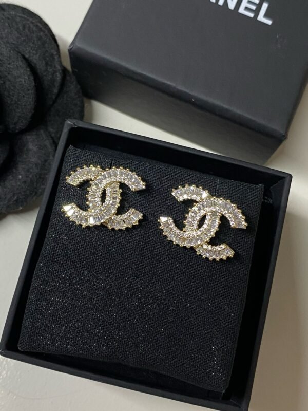 Gold Silver Diamonds Earring - Image 9