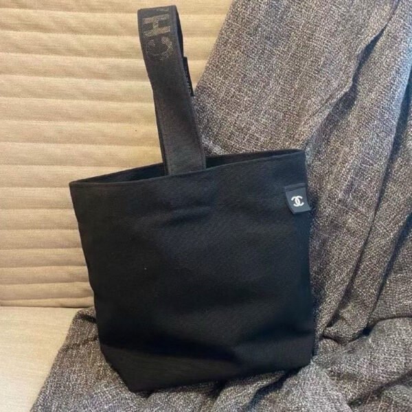 Black White Hand Carry Women's Fashion Bag - Image 4