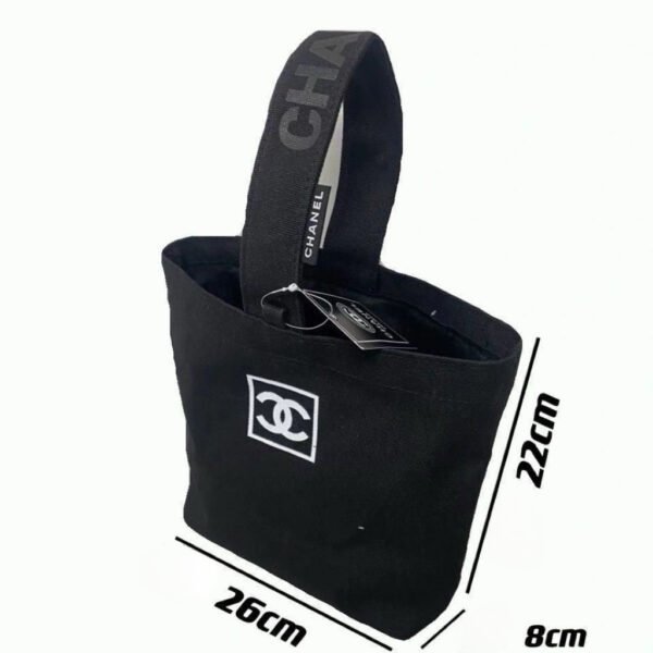 Black White Hand Carry Women's Fashion Bag - Image 8