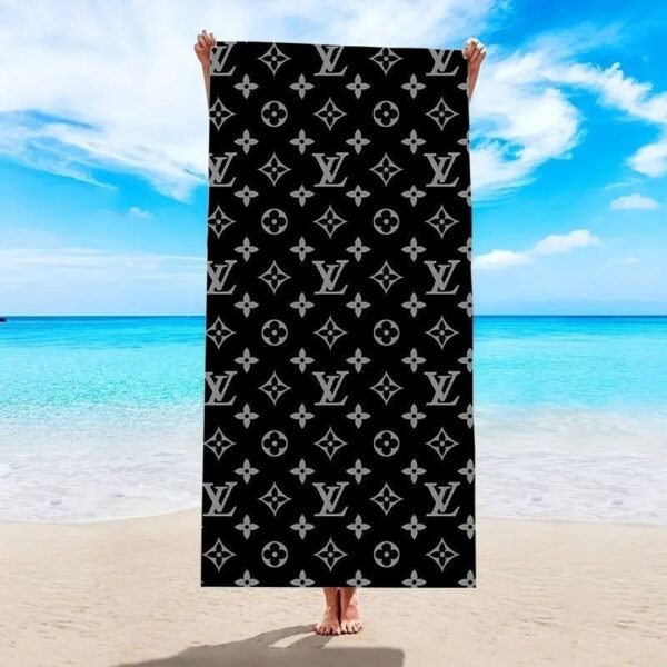 Fashion Microfiber Extra Large Thin Sand Free Travel Swim Pool Yoga Gym Camping Beach Towel - Image 2