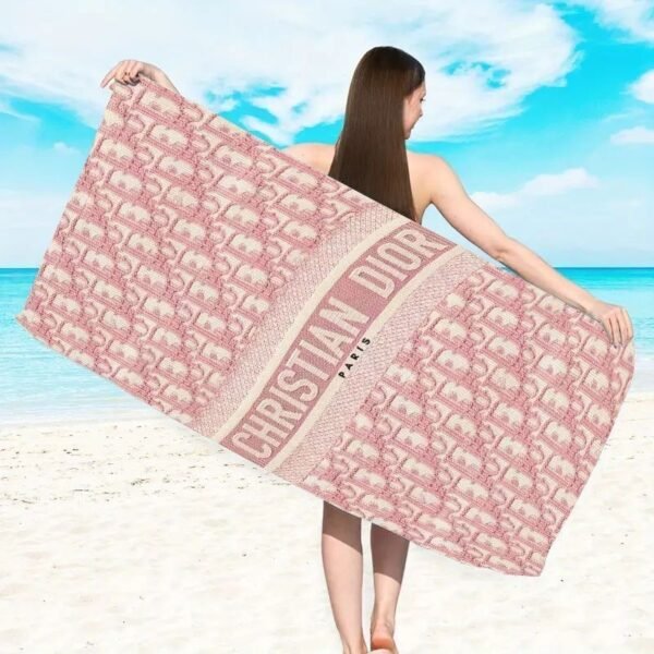 Fashion Microfiber Extra Large Thin Sand Free Travel Swim Pool Yoga Gym Camping Beach Towel - Image 2